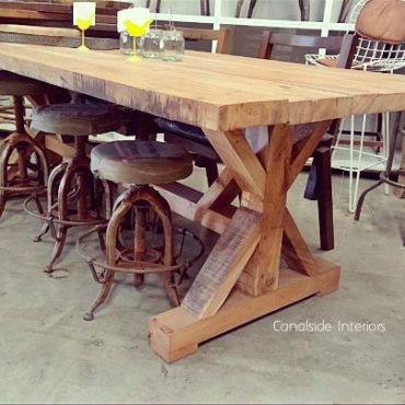 Baker Rustic Dining Table