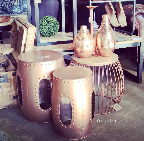 Morocco Drum Side Table / Stool - Large