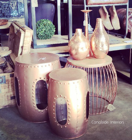 Morocco Drum Side Table / Stool - Medium