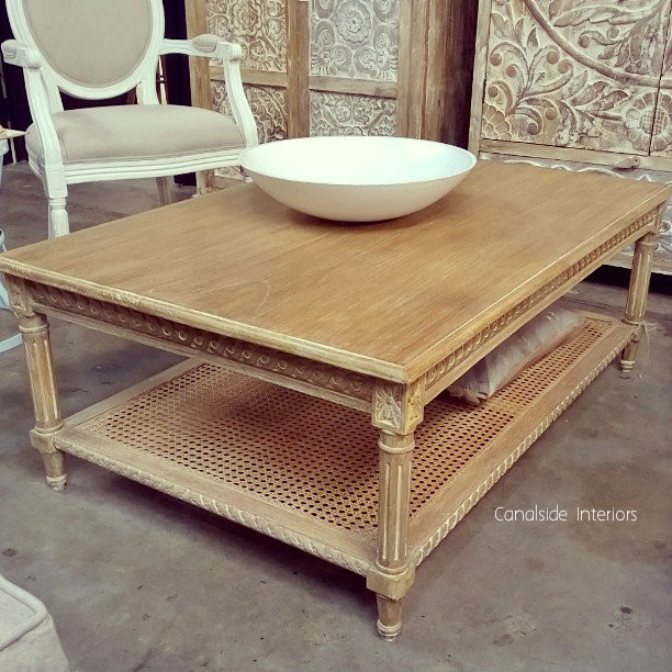 Hamptons Rattan Coffee Table