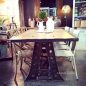 Protractor Eiffel Industrial Dining Table