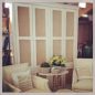 Hamptons Rattan Bespoke Wall Unit