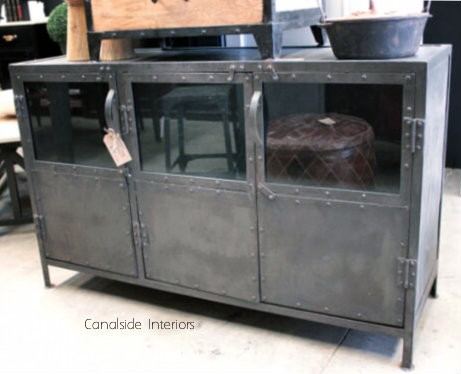 Foundry 3 Door Industrial Sideboard
