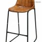 Linetti Leather Bar Stool