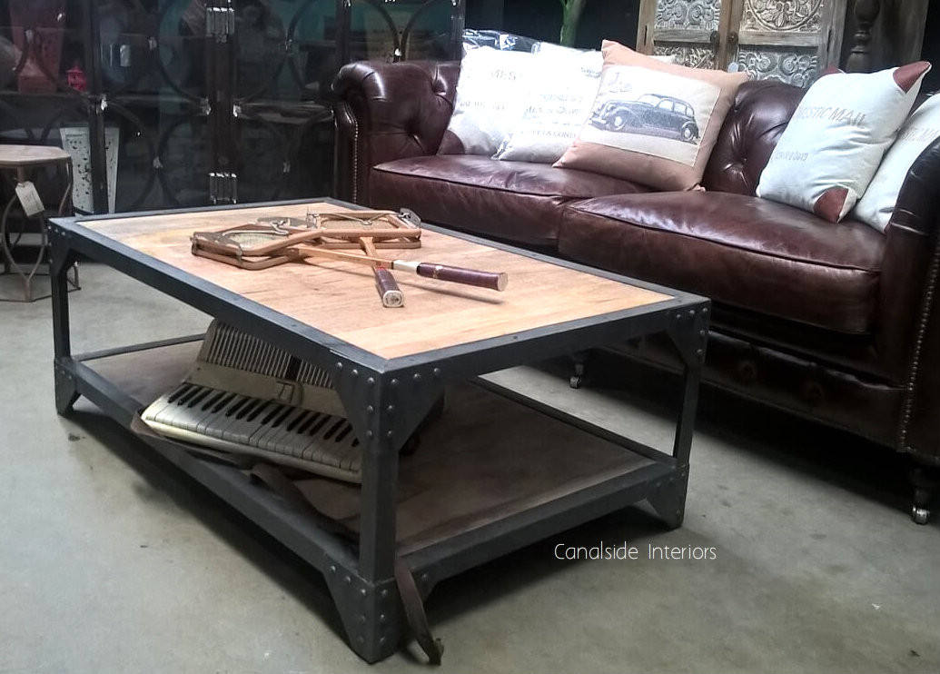 Carriage Industrial Coffee Table II
