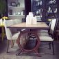 Omega Industrial Dining Table