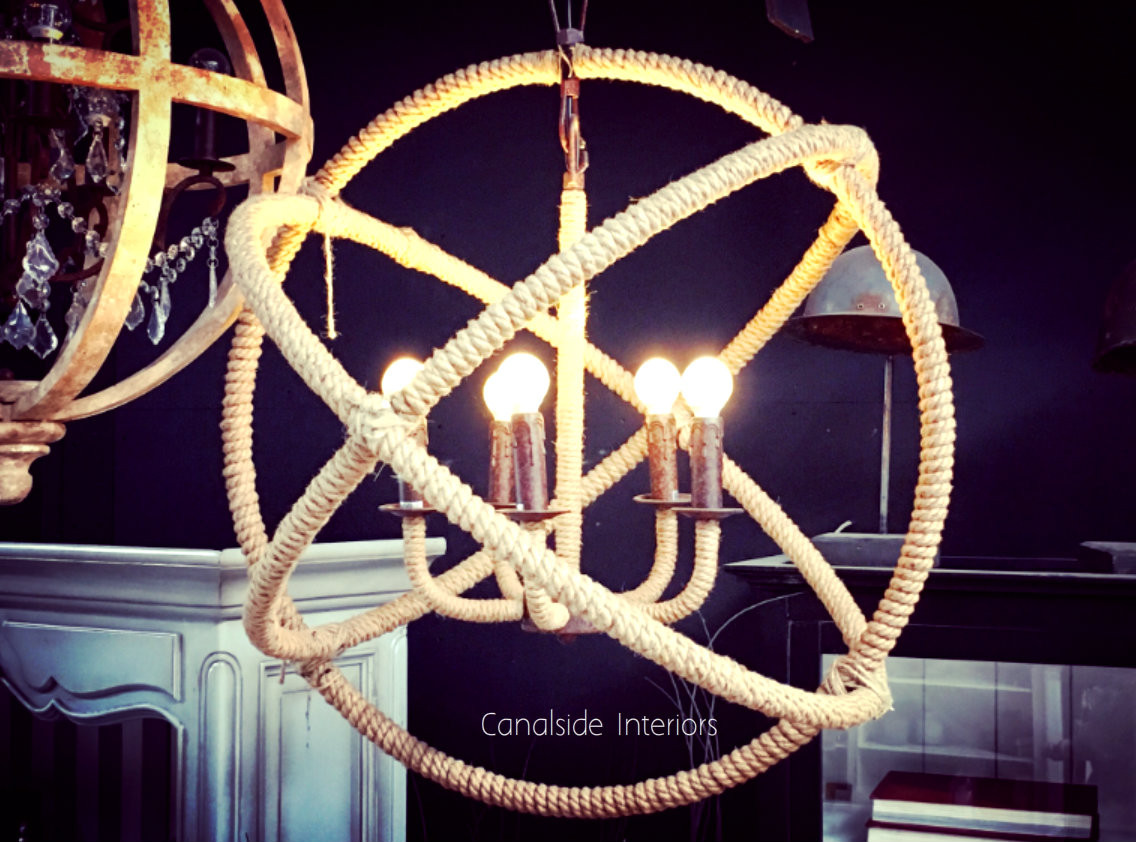 Lannister Rope Orb Chandelier