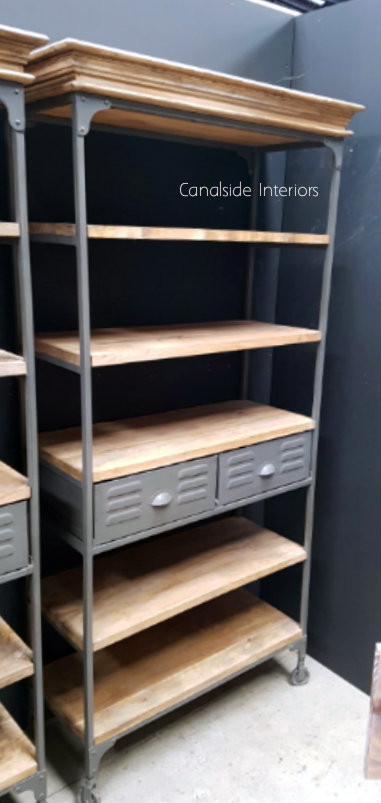 Ragnar 2 Drawer Display Unit / Bookshelf