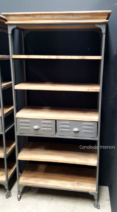 Ragnar 2 Drawer Display Unit / Bookshelf