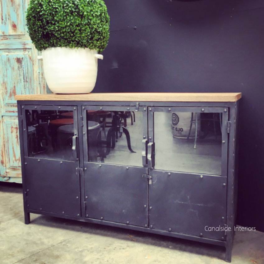 Foundry 3 Door Industrial Sideboard