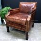 Metropolitan Aged Leather Armchair