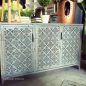 Foundry Industrial 3 Door Sideboard with Perforated Metal