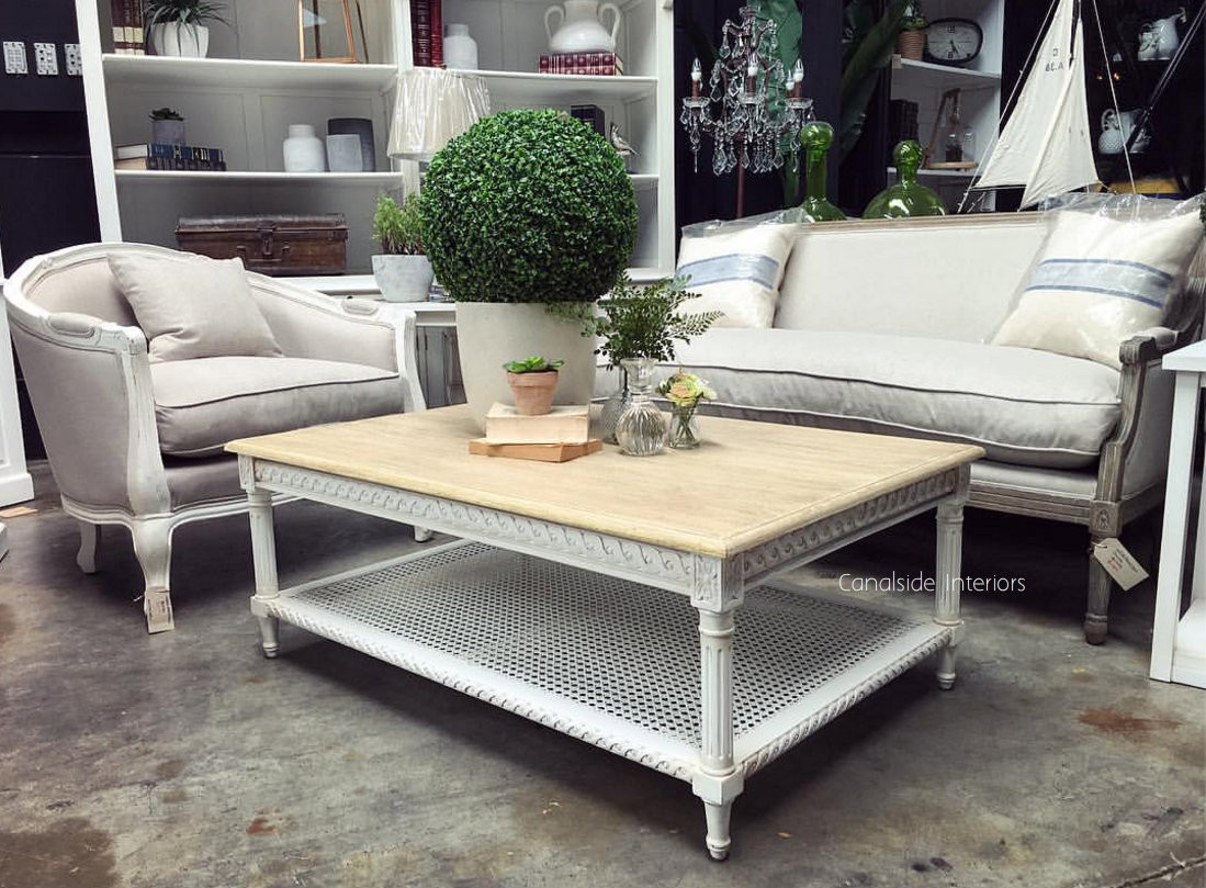 Hamptons Rattan Coffee Table