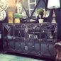 Mondrian Industrial Glass Door TV Unit / Sideboard