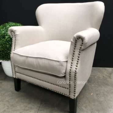 Scottie Occasional Armchair with Stud Detailing