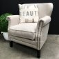 Scottie Occasional Armchair with Stud Detailing