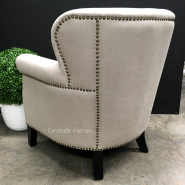 Scottie Occasional Armchair with Stud Detailing