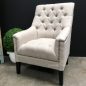 Specter Buttoned Occasional Armchair with Stud Detailing