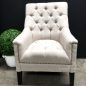 Specter Buttoned Occasional Armchair with Stud Detailing