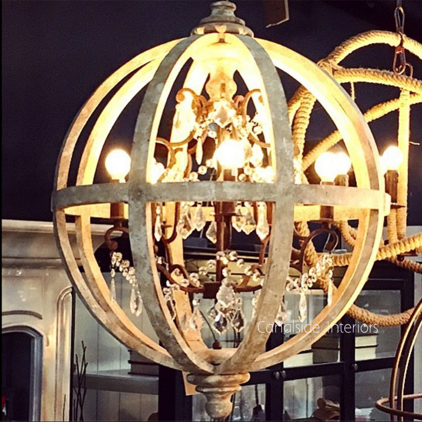 Queens Landing Orb Chandelier