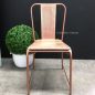 Arrow Industrial Mesh Chair with wooden seat