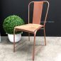 Arrow Industrial Mesh Chair with wooden seat