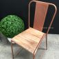 Arrow Industrial Mesh Chair with wooden seat