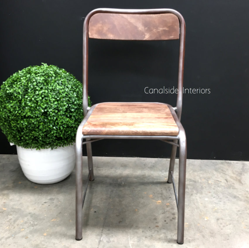 Elementary Industrial Dining Chair