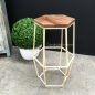 Hex Bar Stool