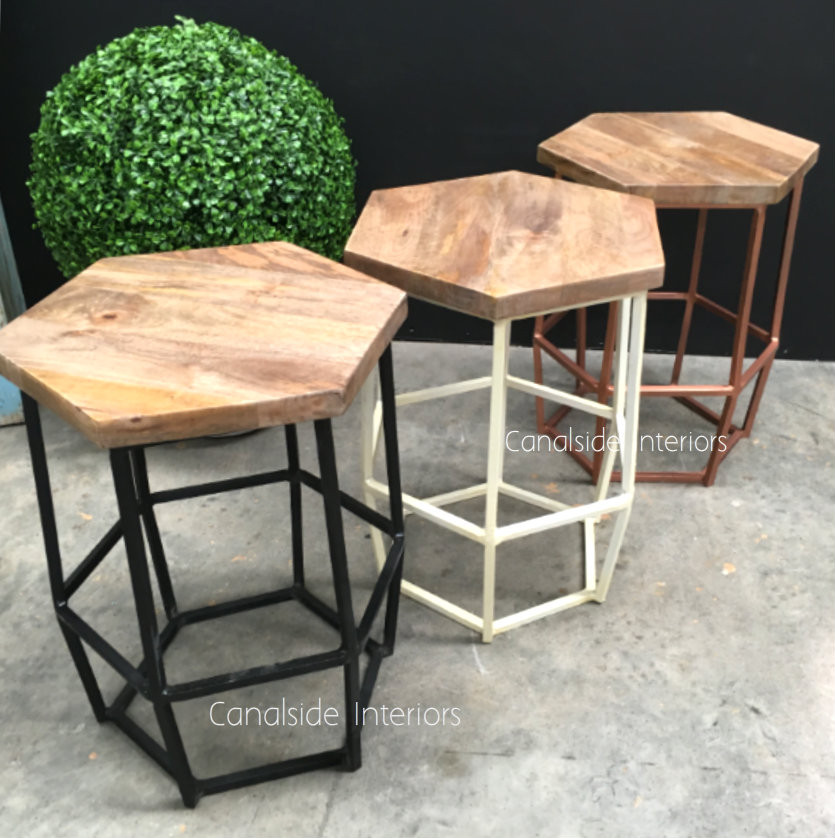 Hex Low Stool / Side Table