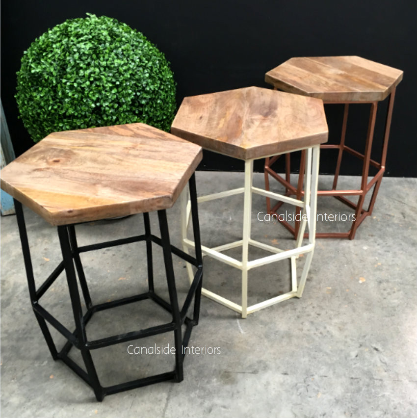 Hex Low Stool / Side Table