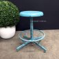 Bubblegum Industrial Low Stool