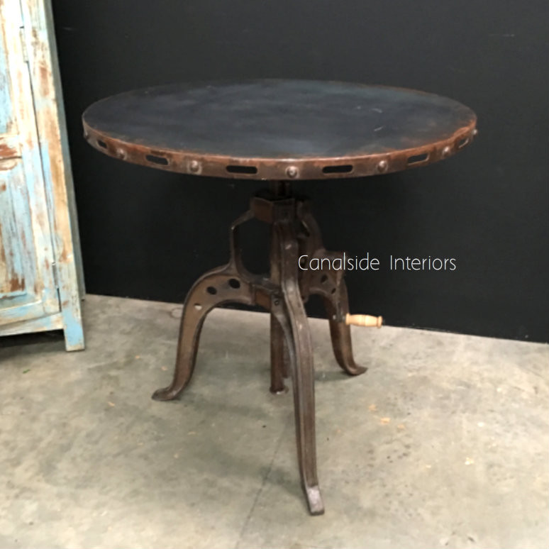 Crank Adjustable Bar Table