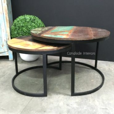 Hooli Industrial Coffee Table Nest