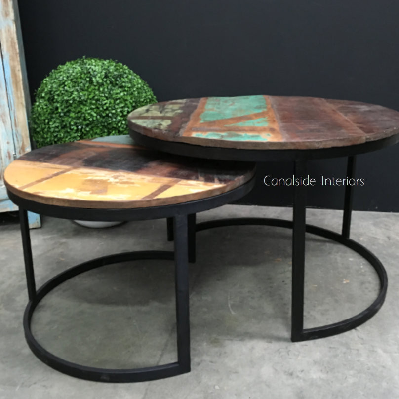 Hooli Industrial Coffee Table Nest