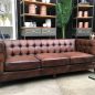 Loft Aged Leather 3 Seater Sofa