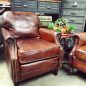 Kennedy Aged Leather Armchair