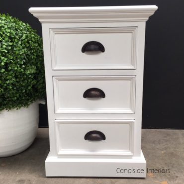 Florida Keys 3 Drawer Petite Bedside