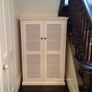 Storage Cabinet with Mesh Doors - Custom Made