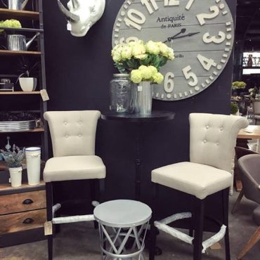 Montague Upholstered Buttoned Back Bar Stool