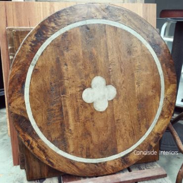 Greenwich Inlay Round Café Table Top