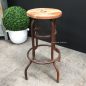 Elk Industrial Wood Top Stool