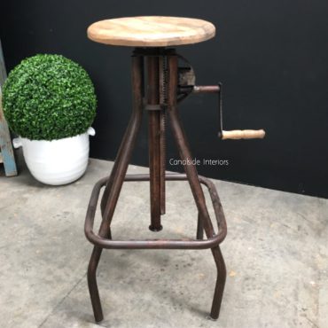 Cruz Adjustable Industrial Stool