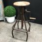 Cruz Adjustable Industrial Stool
