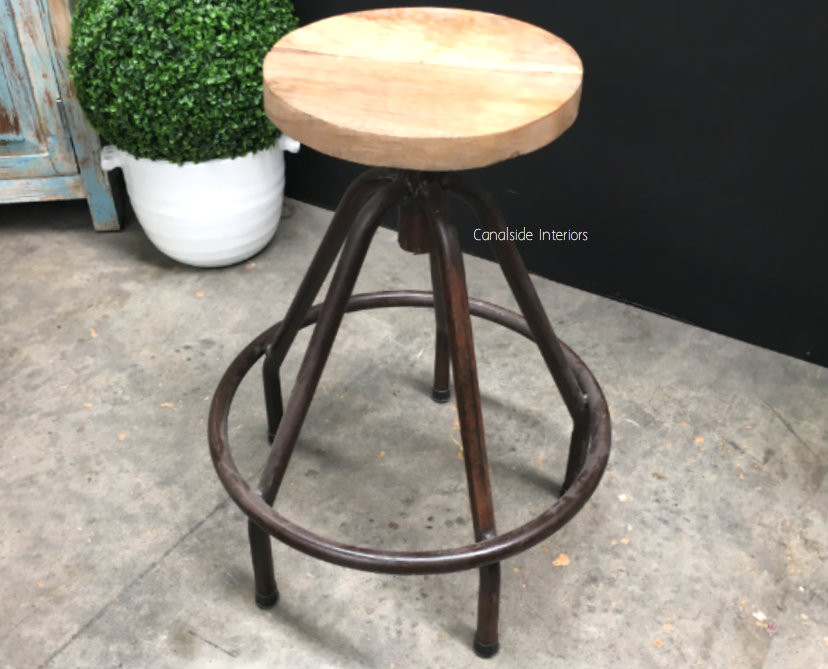 Grace 5 Leg Industrial Stool