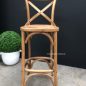 Cross Back Bar Stool