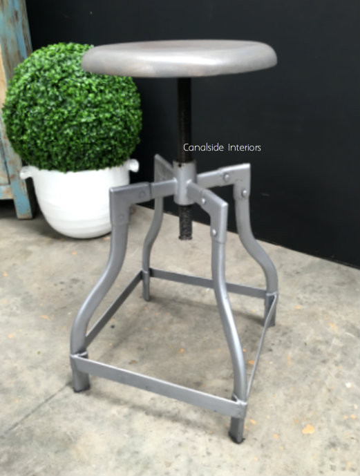 Satellite Industrial Adjustable Stool