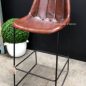 Linetti Leather Bar Stool