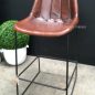 Linetti Leather Bar Stool