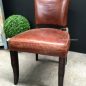 Cuba Aged Leather Dining Chair